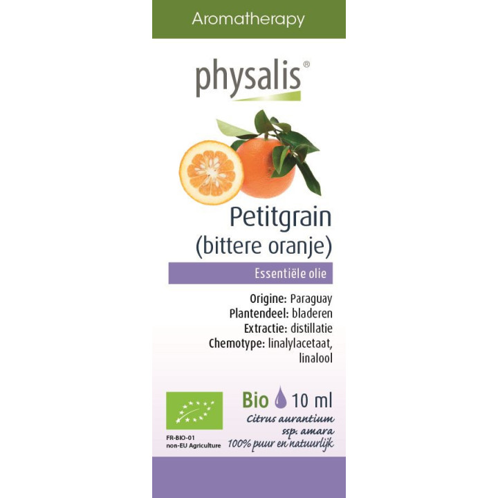 Olejek Eteryczny Petitgrain BIO 10ml | PHYSALIS - Ekochatka