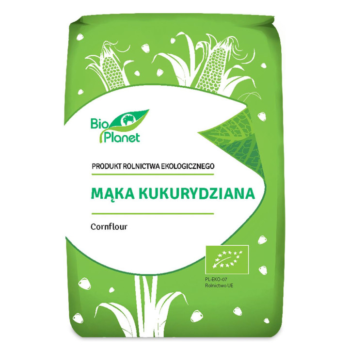 Mąka Kukurydziana BIO 1kg | BIO PLANET - Ekochatka