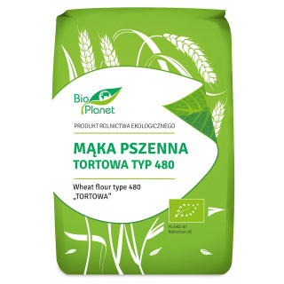 Mąka Pszenna Tortowa Typ 480 BIO 1kg | BIO PLANET - Ekochatka