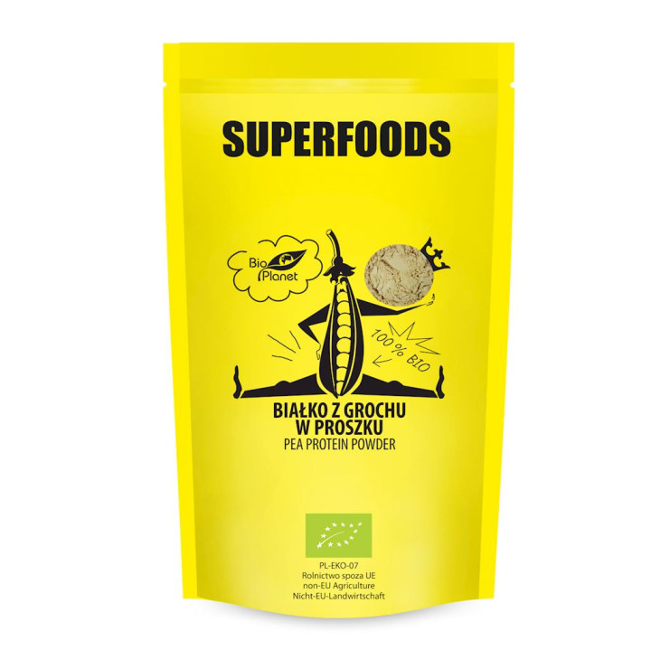 Białko z Grochu BIO 500g | BIO PLANET - seria BIAŁKA - Ekochatka