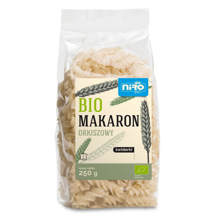 Makaron (Orkiszowy) Świderki BIO 250g | NIRO - Ekochatka