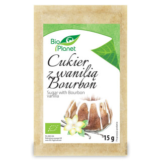 Cukier z Wanilią Bourbon BIO 15g | BIO PLANET - seria INNE - Ekochatka