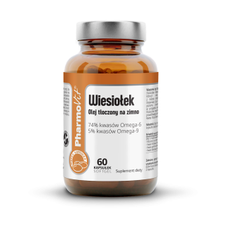 Wiesiołek (500 mg) Bezglutenowy 60 Kapsułek | PHARMOVIT - Ekochatka