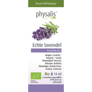Olejek Eteryczny Lawenda Wąskolistna BIO 10ml | PHYSALIS - Ekochatka