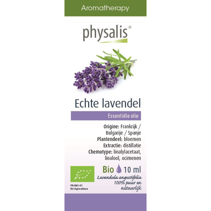Olejek Eteryczny Lawenda Wąskolistna BIO 10ml | PHYSALIS - Ekochatka