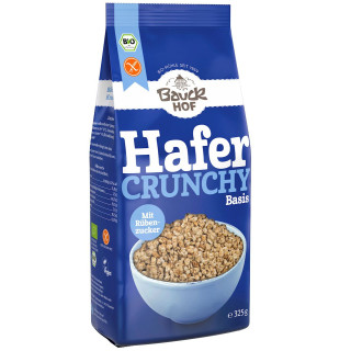 Crunchy Owsiane Waniliowe Bezglutenowe BIO 325g | BAUCK HOF - Ekochatka