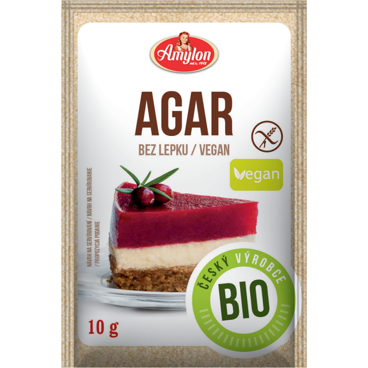 Agar Bezglutenowy BIO 10g | AMYLON - Ekochatka