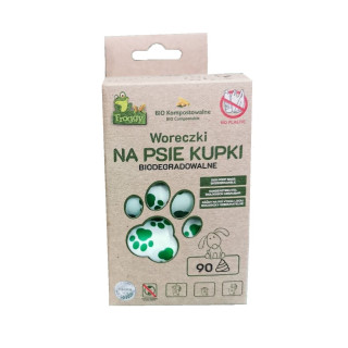 Worki na Psie Odchody (Kompostowalne i Biodegradowalne) 90szt | FROGGY - Ekochatka