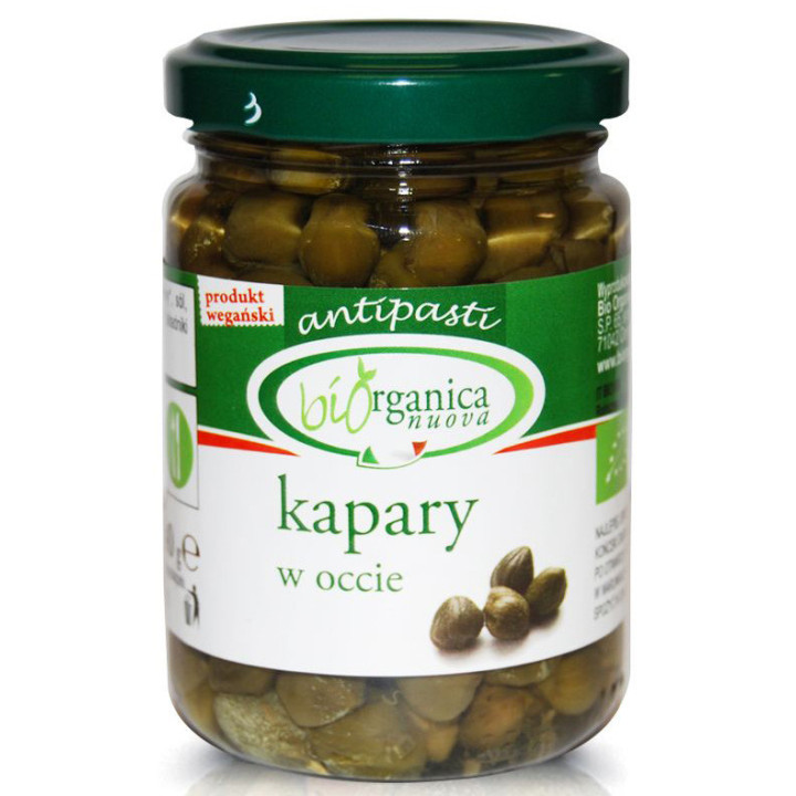Kapary Marynowane BIO 140g (90g) (Słoik) | BIO ORGANICA ITALIA - Ekochatka