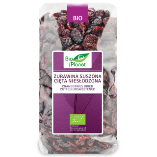 Żurawina Suszona Cięta Niesłodzona BIO 400g | BIO PLANET - Ekochatka