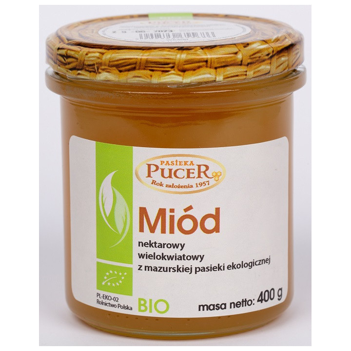 Miód Wielokwiatowy BIO 400g | PASIEKA PUCER - Ekochatka