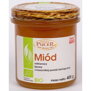 Miód Lipowy BIO 400g | PASIEKA PUCER - Ekochatka
