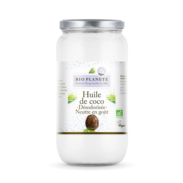 Olej Kokosowy Bezwonny BIO 950ml | BIO PLANETE - Ekochatka