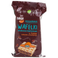 Wafelki z Kremem Kakaowo - Orzechowym Słodzone Daktylami (4 szt.) BIO 120 g - Me Gusto (super Fudgio)