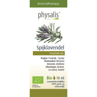 Olejek Eteryczny Lawenda Szerokolistna BIO 10ml | PHYSALIS - Ekochatka