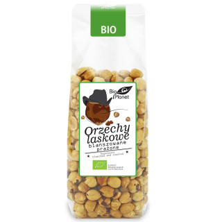 Orzechy Laskowe Blanszowane Prażone BIO 350g | BIO PLANET - seria PRZEKĄSKI - Ekochatka