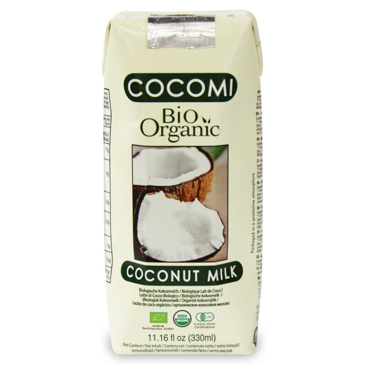 Coconut Milk Napój Kokosowy bez Gumy Guar (17 % Tłuszczu) BIO 330ml | COCOMI - Ekochatka