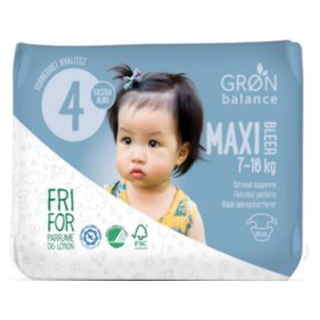 Pieluchy Maxi ECO 7 16kg (50szt.) | GRON BALANCE - Ekochatka