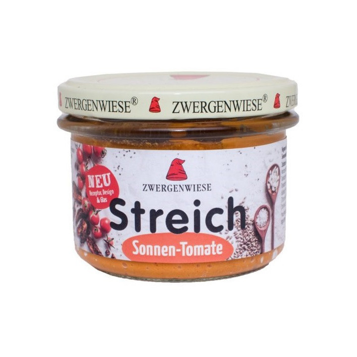 Pasta Słonecznikowa z Suszonymi Pomidorami Bezglutenowa BIO 180g | ZWERGENWIESE - Ekochatka