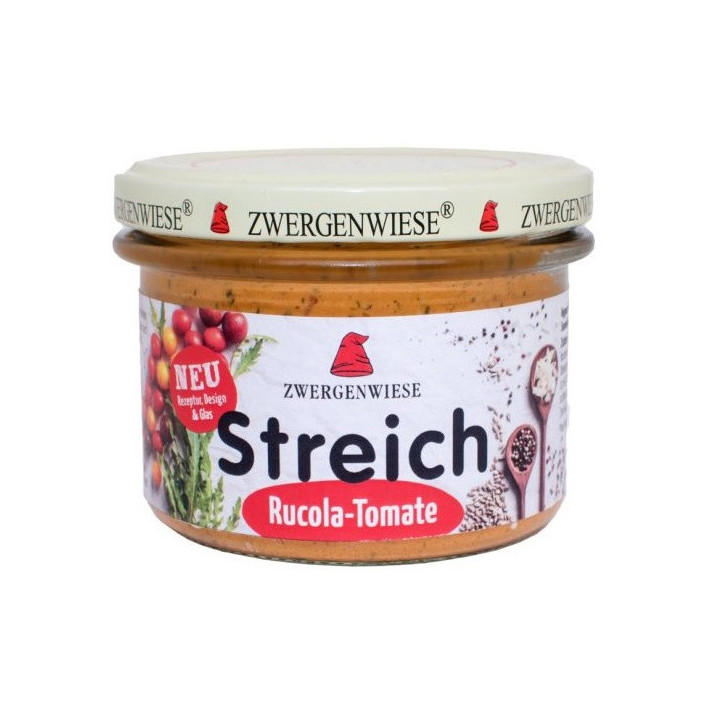 Pasta Słonecznikowa z Rukolą i Pomidorami Bezglutenowa BIO 180g | ZWERGENWIESE - Ekochatka