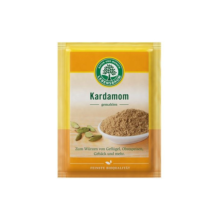 Kardamon Mielony BIO 10g | LEBENSBAUM - Ekochatka
