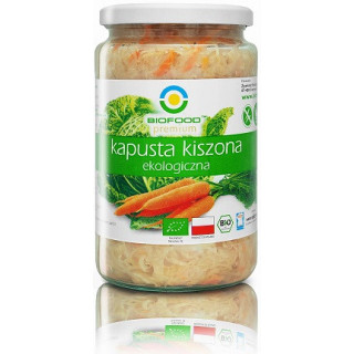 Kapusta Kiszona Bezglutenowa BIO 700g (500g) | BIOFOOD - Ekochatka