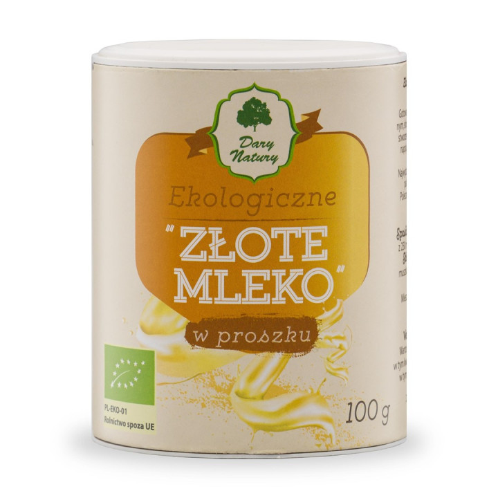 Mieszanka Przypraw "złote Mleko" BIO 100g | DARY NATURY - przyprawy i zioła - Ekochatka