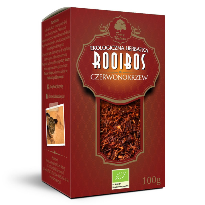 Herbatka Rooibos BIO 100g | DARY NATURY - herbatki - Ekochatka