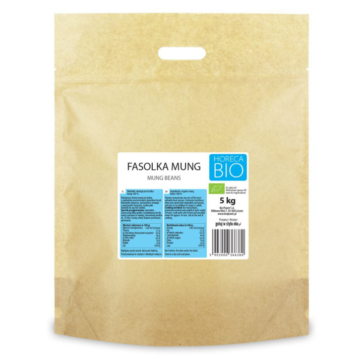 Fasolka Mung BIO 5kg | HORECA BIO - Ekochatka