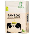 Chusteczki Bambusowe Kieszonkowe 4 - Warstwowe 8 x 8 szt. - Zuzii