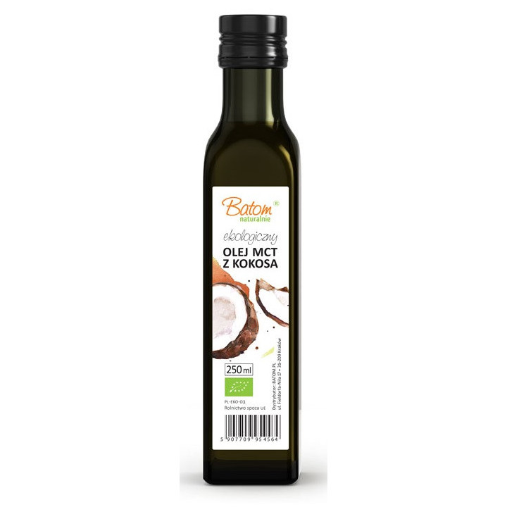 Olej Kokosowy MCT Keto BIO 250ml | BATOM - Ekochatka