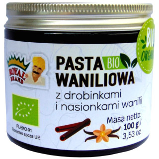 Pasta Waniliowa BIO 100g | ROYAL BRAND - Ekochatka