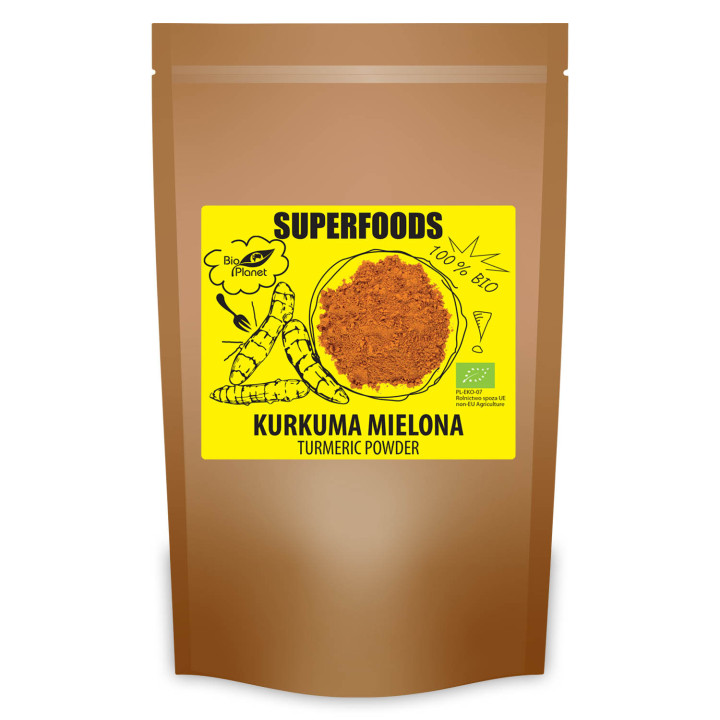 Kurkuma Mielona BIO 200g | BIO PLANET - Ekochatka