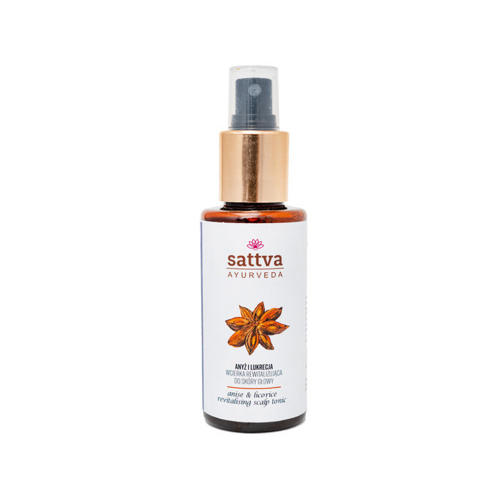 Wcierka do Skóry Głowy Rewitalizująca Anyż i Lukrecja 100ml | SATTVA - Ekochatka