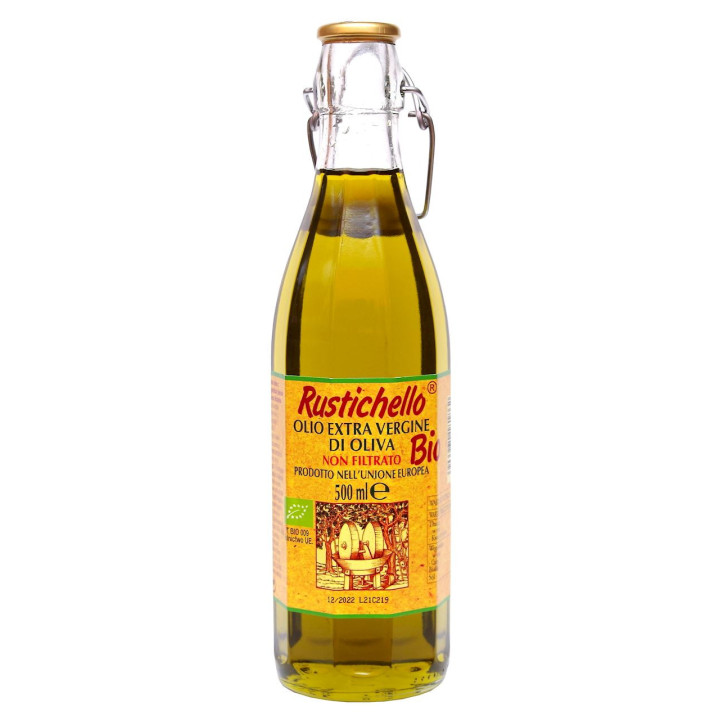 Oliwa z Oliwek Extra Virgin Niefiltrowana BIO 500ml | RUSTICHELLO - Ekochatka