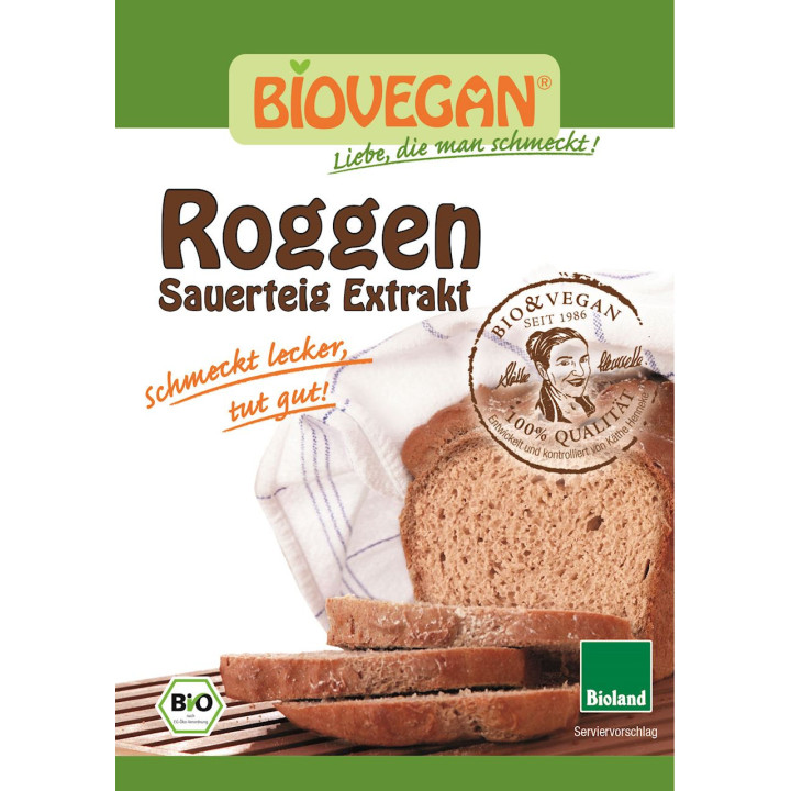 Zakwas Chlebowy Żytni w Proszku BIO 30g | BIOVEGAN - Ekochatka