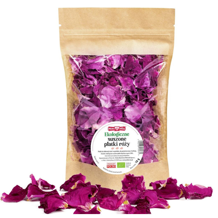 Płatki Róży Suszone BIO 10g | POLSKA RÓŻA - Ekochatka