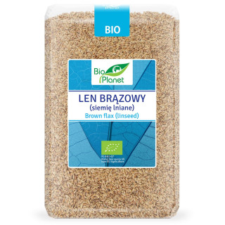 Len Brązowy (Siemię Lniane) BIO 2kg | BIO PLANET - Ekochatka