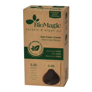 Farba do Włosów Jasny Brąz (5.00) 250g | BIOMAGIC - Ekochatka