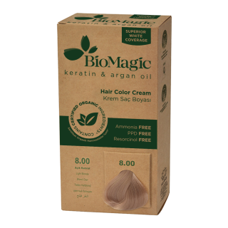 Farba do Włosów Jasny Blond (8.00) 250g | BIOMAGIC - Ekochatka