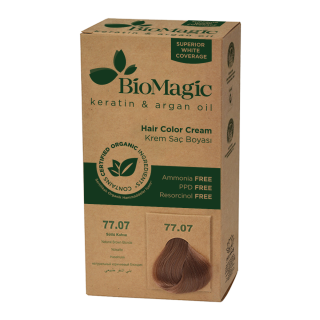 Farba do Włosów Brązowy Blond (77.07) 250g | BIOMAGIC - Ekochatka