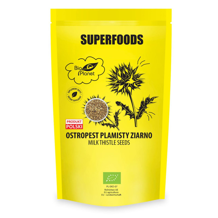 Ostropest Plamisty Ziarno BIO 200g | BIO PLANET - Ekochatka
