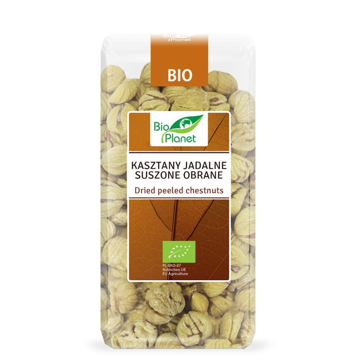 Kasztany Jadalne Suszone Bezglutenowe BIO 400g | BIO PLANET - Ekochatka