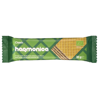 Wafelek z Samopszy z Kremem Mleczno Kakaowym BIO 30g | HARMONICA - Ekochatka