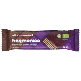 Wafelek z Samopszy z Kremem Mleczno Kakaowym w Polewie z Czekolady Mle | HARMONICA - Ekochatka