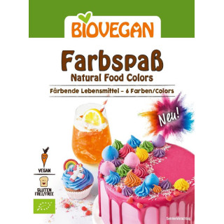 Barwniki Spożywcze Bezglutenowe BIO (6x8g) 48g | BIOVEGAN - Ekochatka