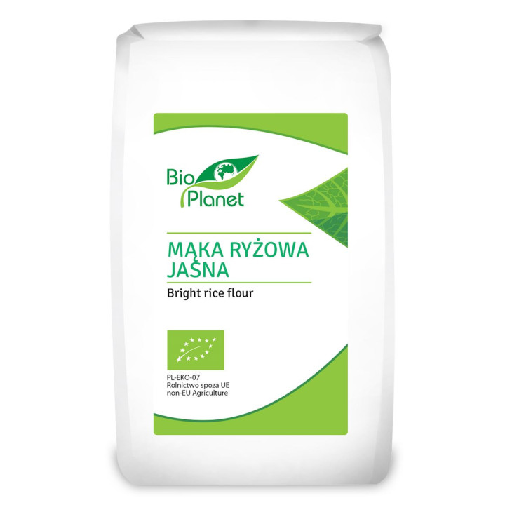 Mąka Ryżowa Jasna BIO 500g | BIO PLANET - Ekochatka