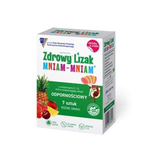 Lizaki Mix Smaków na Odporność bez Cukru Bezglutenowy (7szt.) 42g | ZDROWY LIZAK - Ekochatka