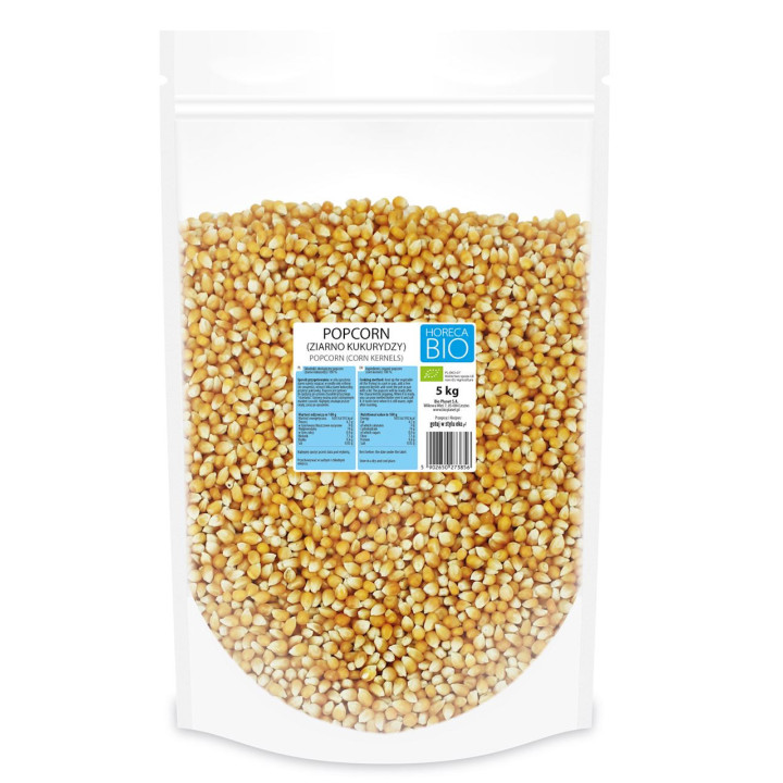 Popcorn (Ziarno Kukurydzy) BIO 5kg | HORECA BIO - Ekochatka
