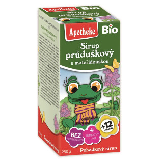 Syrop dla Dzieci z Tymianku i Dzikiej Róży od 1 Roku BIO 250g | APOTHEKE - Ekochatka